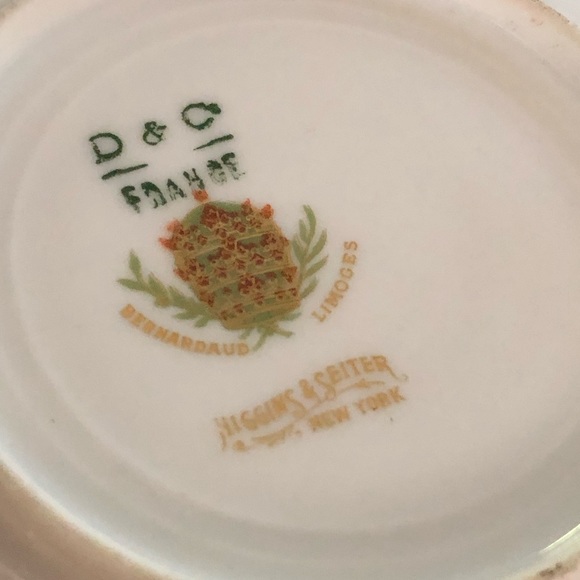 Vintage Limoges Demi Cup & Saucer - Picture 4 of 6